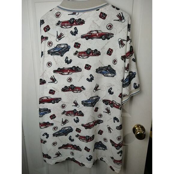 Michael Austin Men XL Polo Pullover Short Sleeve Classic Cars Polo Shirt - Picture 8 of 8